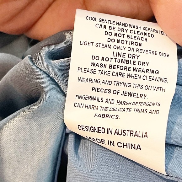 ELLIATT Women's Blue Cassini One Shoulder Dress Size XS NWT - Picture 10 of 11